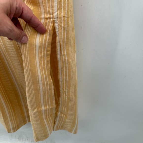 NEW WITH TAGS MARINE LAYER BALI oversized stripe midi coastal linen dress NWT XS - Picture 7 of 12